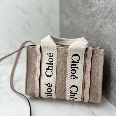 824 Chloe mini woody 粉色