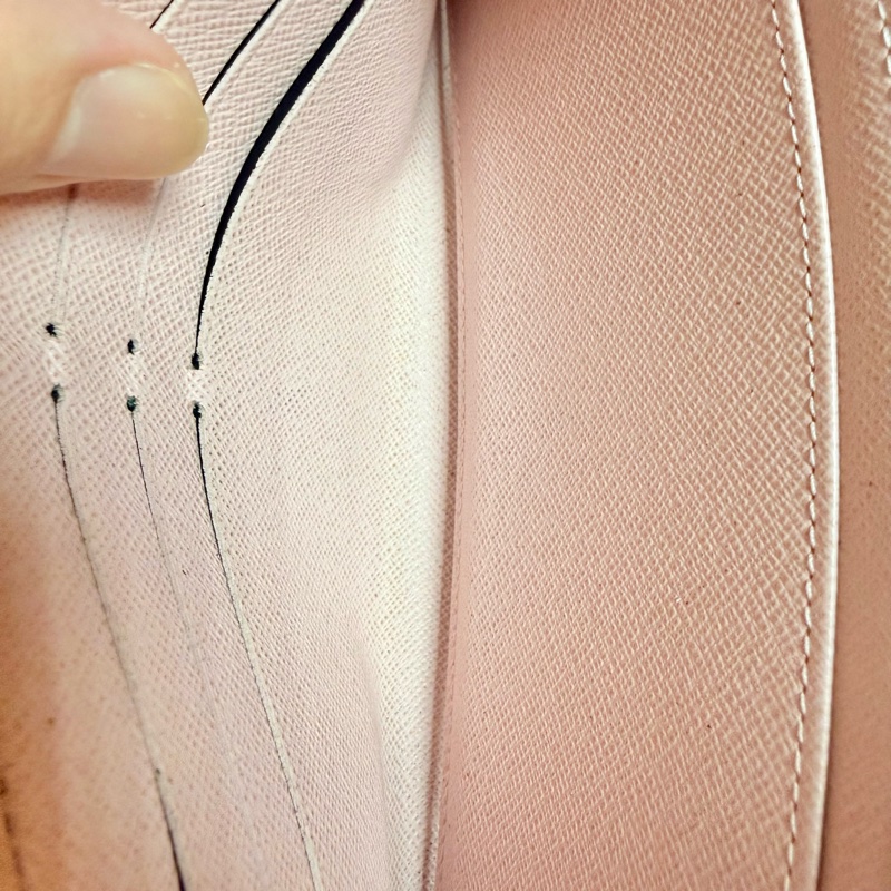 ✔️LV Louis Vuitton 路易威登 Monogram M62235 Sarah 金釦長夾/櫻花粉-40