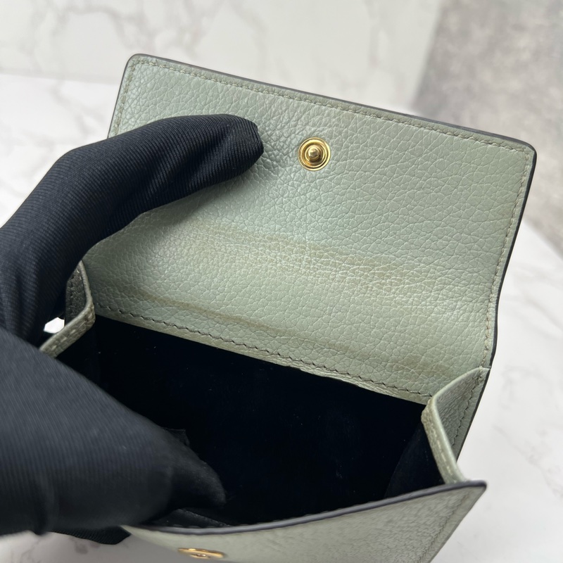 💗香緹國際精品💗 825 Chloe 淺綠短夾 #盒裝完整-7