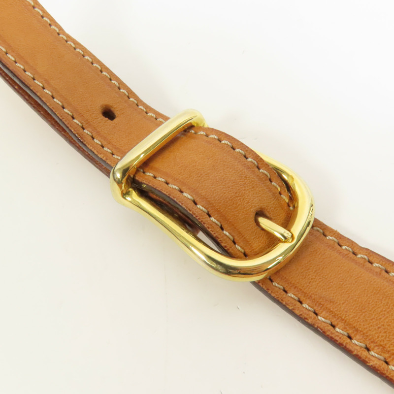 CELINE 塗層帆布Vintage Shoulder Bag金扣肩背袋-5