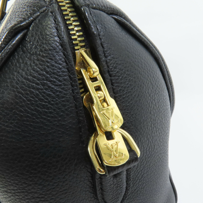 LOUIS VUITTON Monogram Empreinte Speedy Bandouliere 25金扣手挽肩背兩用袋-7