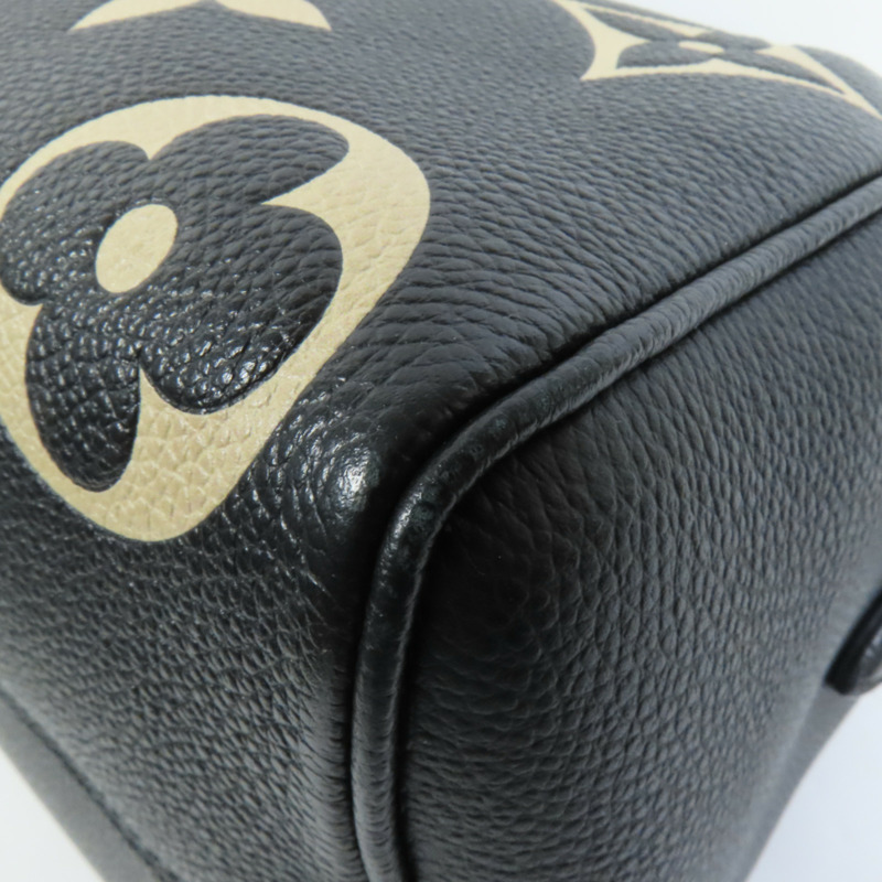 LOUIS VUITTON Monogram Empreinte Speedy Bandouliere 25金扣手挽肩背兩用袋-10