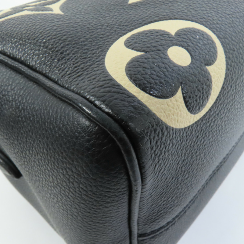 LOUIS VUITTON Monogram Empreinte Speedy Bandouliere 25金扣手挽肩背兩用袋-11