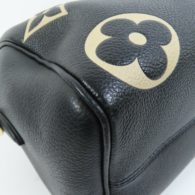 LOUIS VUITTON Monogram Empreinte Speedy Bandouliere 25金扣手挽肩背兩用袋-12