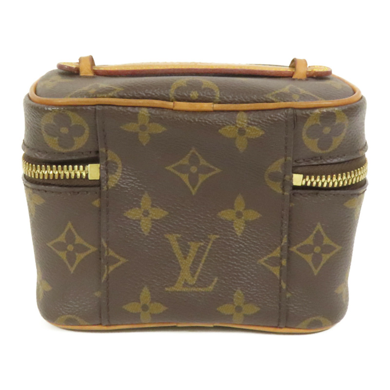 LOUIS VUITTON Monogram Nice Nano金扣化妝袋-1
