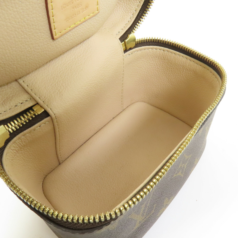 LOUIS VUITTON Monogram Nice Nano金扣化妝袋-4