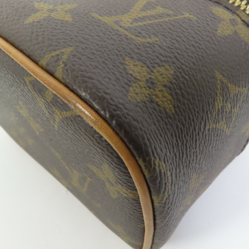 LOUIS VUITTON Monogram Nice Nano金扣化妝袋-8