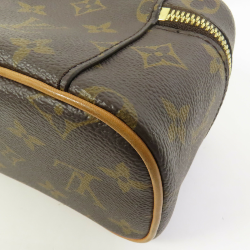 LOUIS VUITTON Monogram Nice Nano金扣化妝袋-11