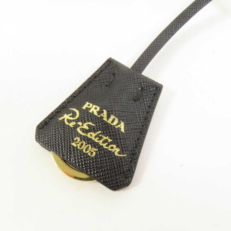 PRADA 尼龍Re-Edition 2005金扣手挽袋-5