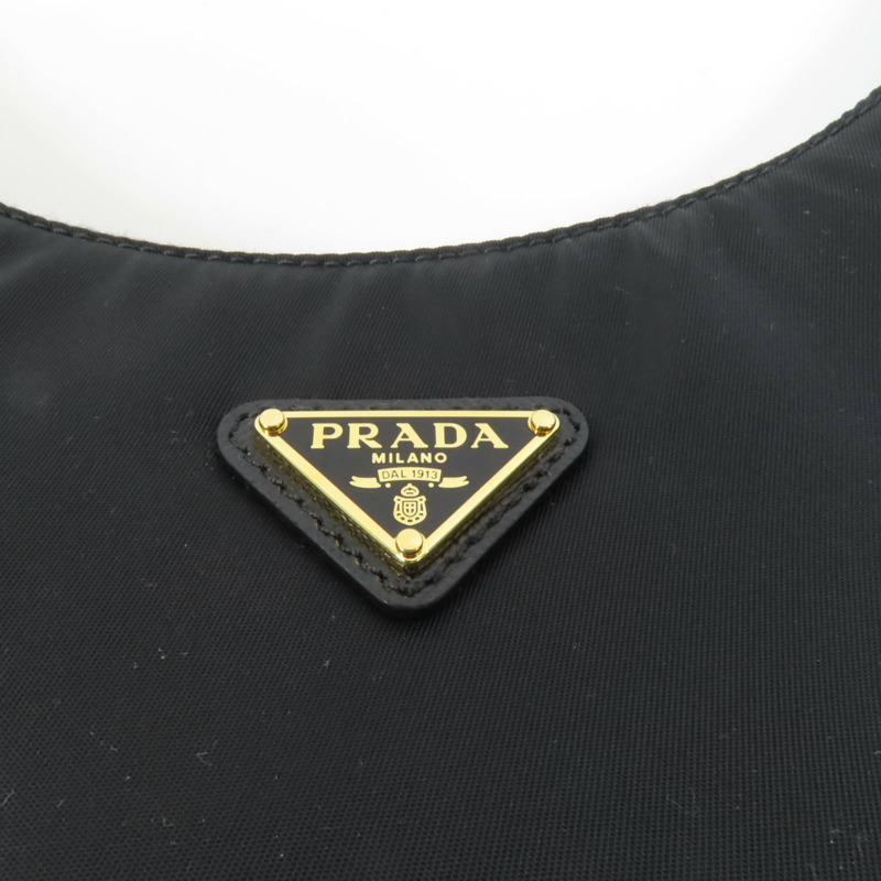 PRADA 尼龍Re-Edition 2005金扣手挽袋-6