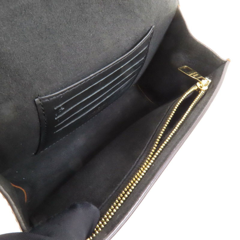 LOUIS VUITTON Monogram Reverse Mini Dauphine金扣肩背袋-5