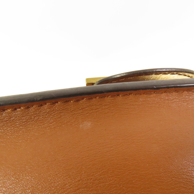 LOUIS VUITTON Monogram Reverse Mini Dauphine金扣肩背袋-12