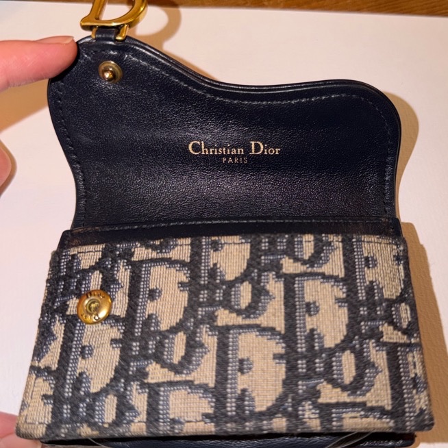 Dior Saddle Oblique 老花卡夾（無盒）-4