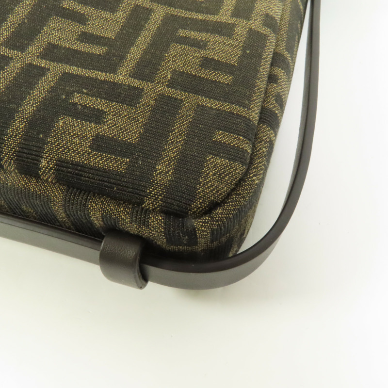 FENDI 帆布Shoulder Bag金扣肩背袋-13