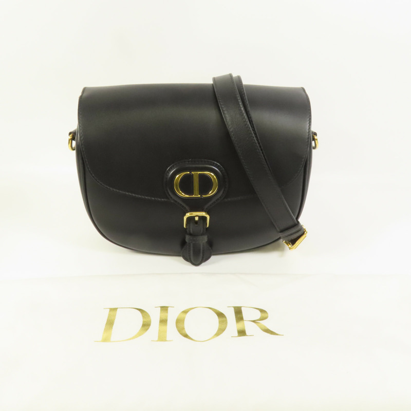 Dior 牛皮皮革Bobby Bag Medium金扣肩背袋-10