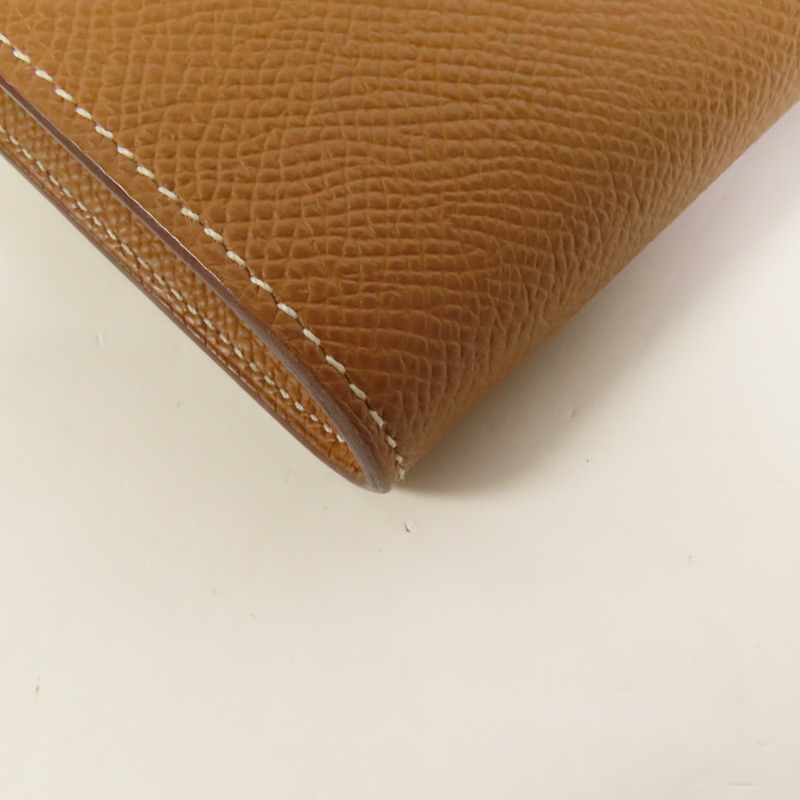 HERMES Epsom皮革Kelly To Go金扣肩背袋Gold-12