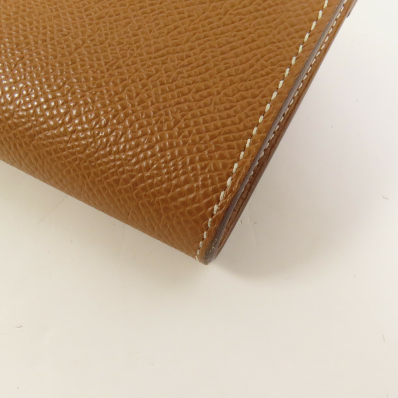 HERMES Epsom皮革Kelly To Go金扣肩背袋Gold-14