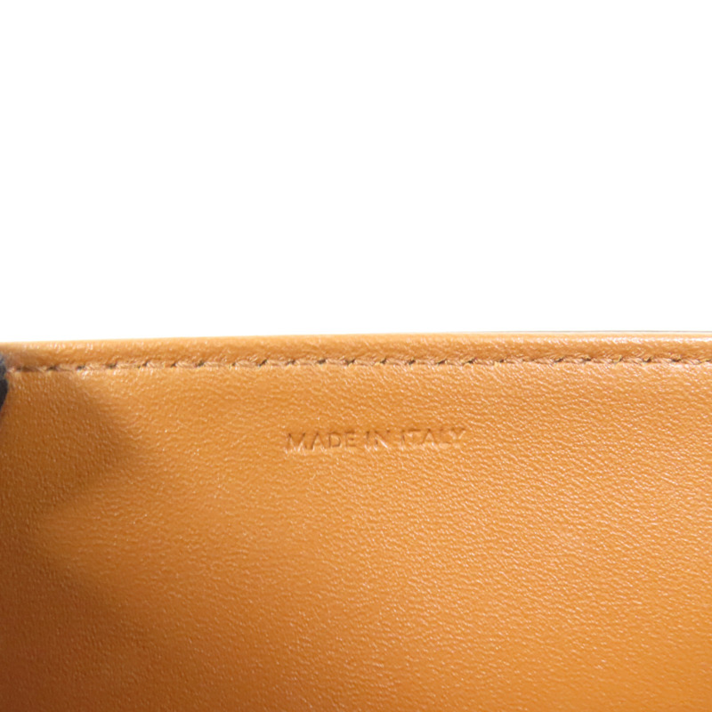 CELINE 塗層帆布/牛皮皮革Classique Triomphe Bag金扣肩背袋-10