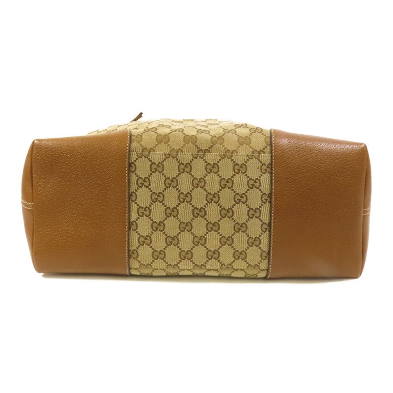 GUCCI 帆布2 Way Bag金扣手挽肩背兩用袋-3