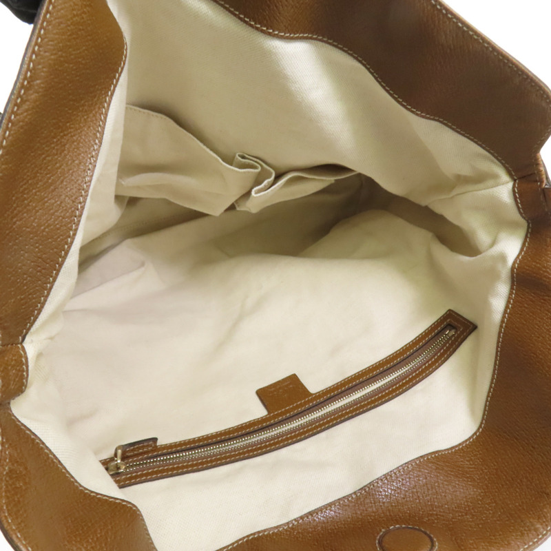 GUCCI 帆布2 Way Bag金扣手挽肩背兩用袋-6