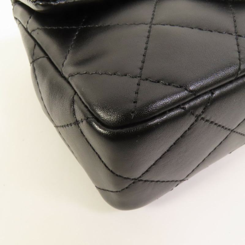 CHANEL 牛皮皮革Top Handle金扣手挽肩背兩用袋-14