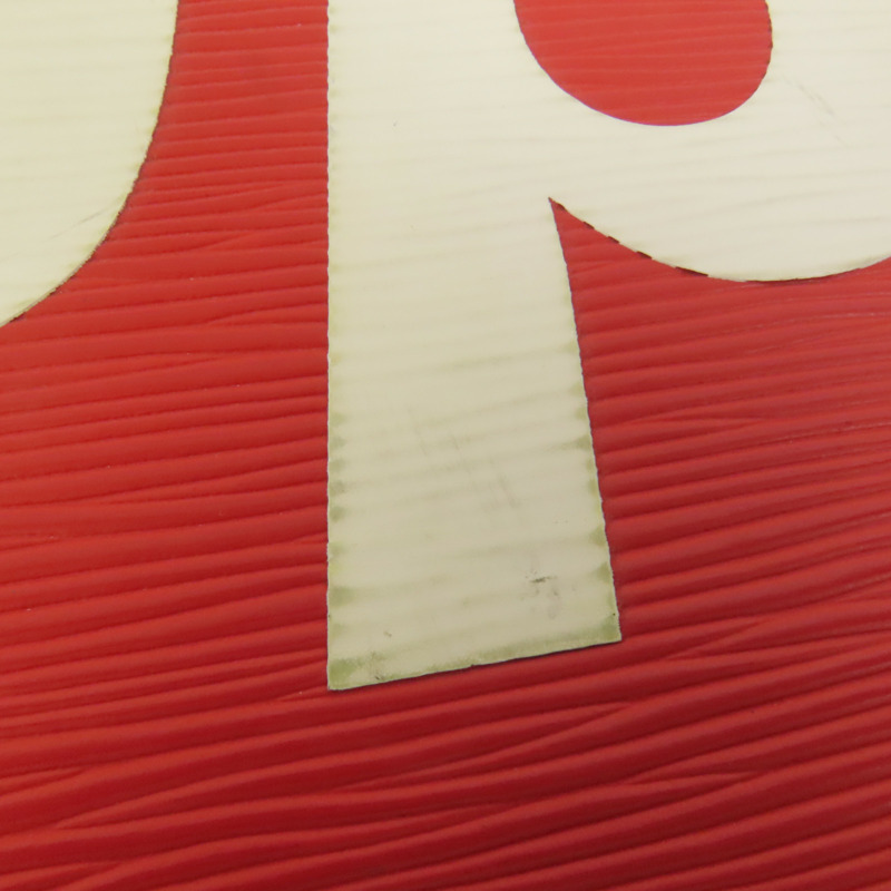 LOUIS VUITTON Epi Supreme Pochette Jules GM銀扣手拿包-18