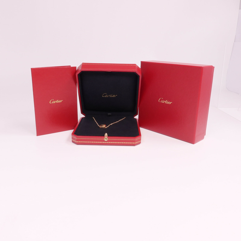 CARTIER 18K玫瑰金Love Necklace項鍊-7
