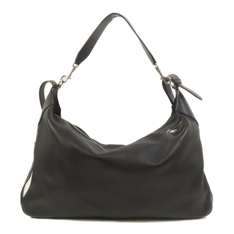 CELINE 牛皮皮革Romy銀扣手挽肩背兩用袋-1