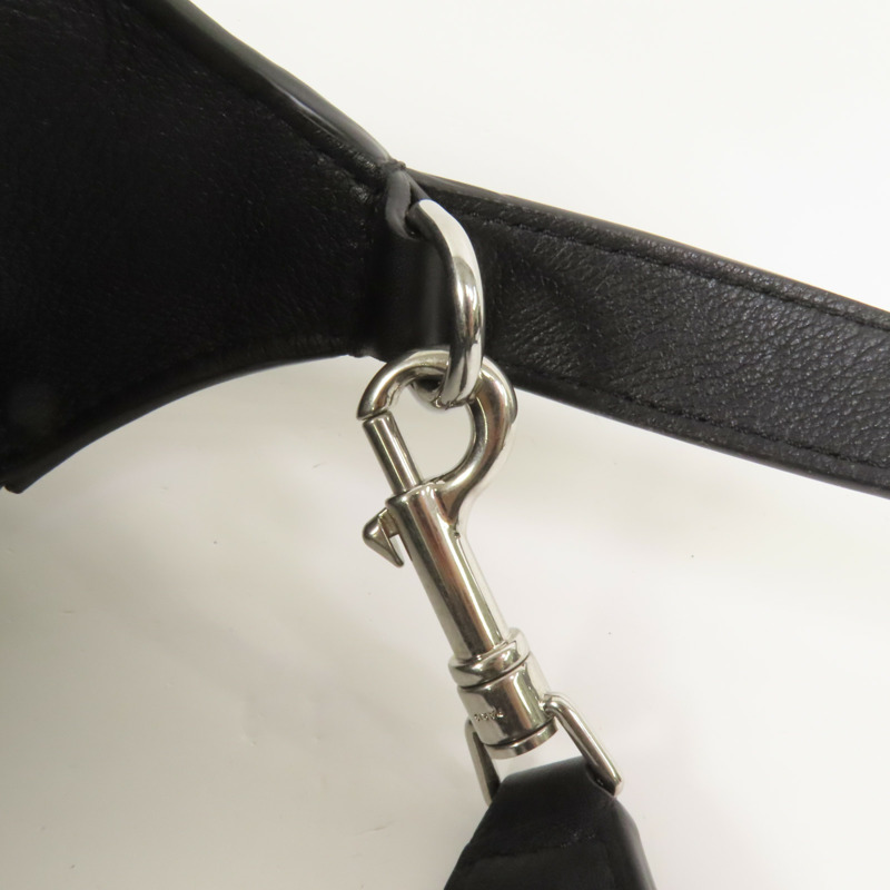 CELINE 牛皮皮革Romy銀扣手挽肩背兩用袋-6