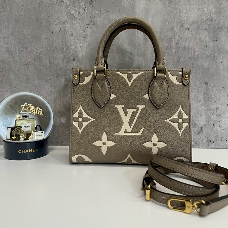 LV On The Go BB 斑鳩灰 芯片款-1