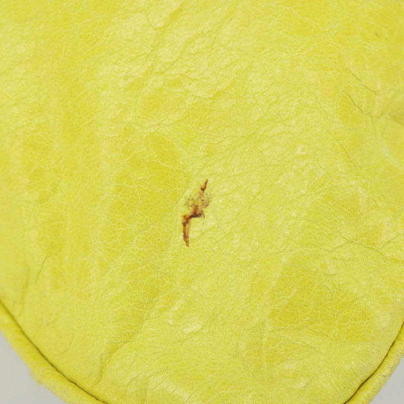 【日本直送】BALENCIAGA The Messenger 單肩包，黃色皮革，貨號 177289，正品號 170768V-7