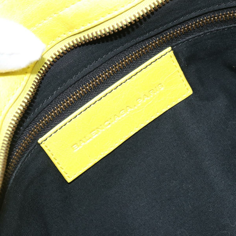 【日本直送】BALENCIAGA The Messenger 單肩包，黃色皮革，貨號 177289，正品號 170768V-20