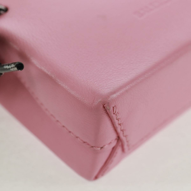 【日本直送】BALENCIAGA 2020春夏 Hello Kitty 手提包 小牛皮 兩用 粉紅色 619043 正品 170731SM-8