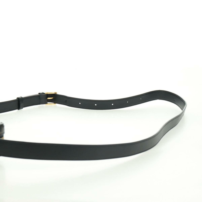 【日本直送】CELINE Triomphe 中斜背包/肩背包 PVC 黑色金色 正品 BA9639M-13