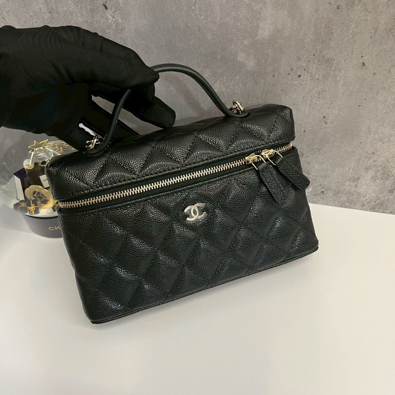 Chanel 26p LP包 黑金荔枝牛-0