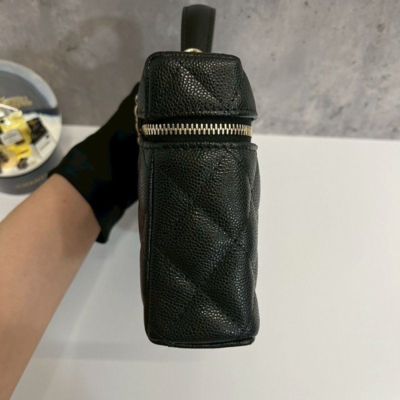 Chanel 26p LP包 黑金荔枝牛-3