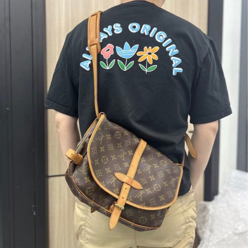 「JL精品代購」 9新 Lv老花雙子星小號斜挎單肩包-2