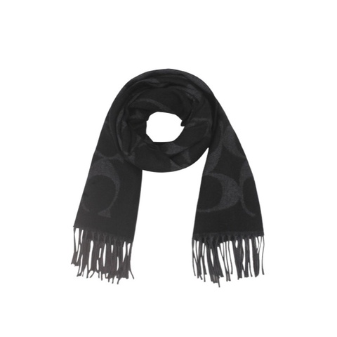 Coach 女士 流蘇圍巾均碼碼193cm*48cm