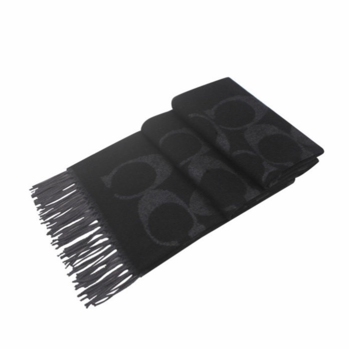 Coach 女士 流蘇圍巾均碼碼193cm*48cm-2