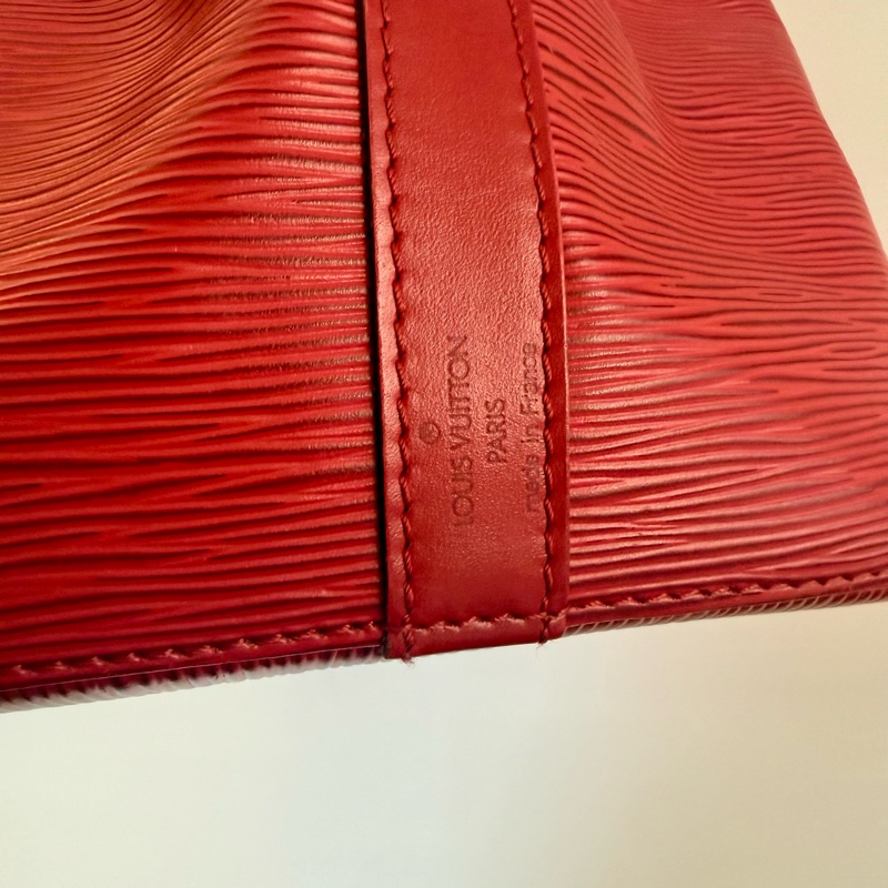 ✔️LOUIS VUITTON LV 路易威登 Epi Noe 水波紋水桶包/紅-5