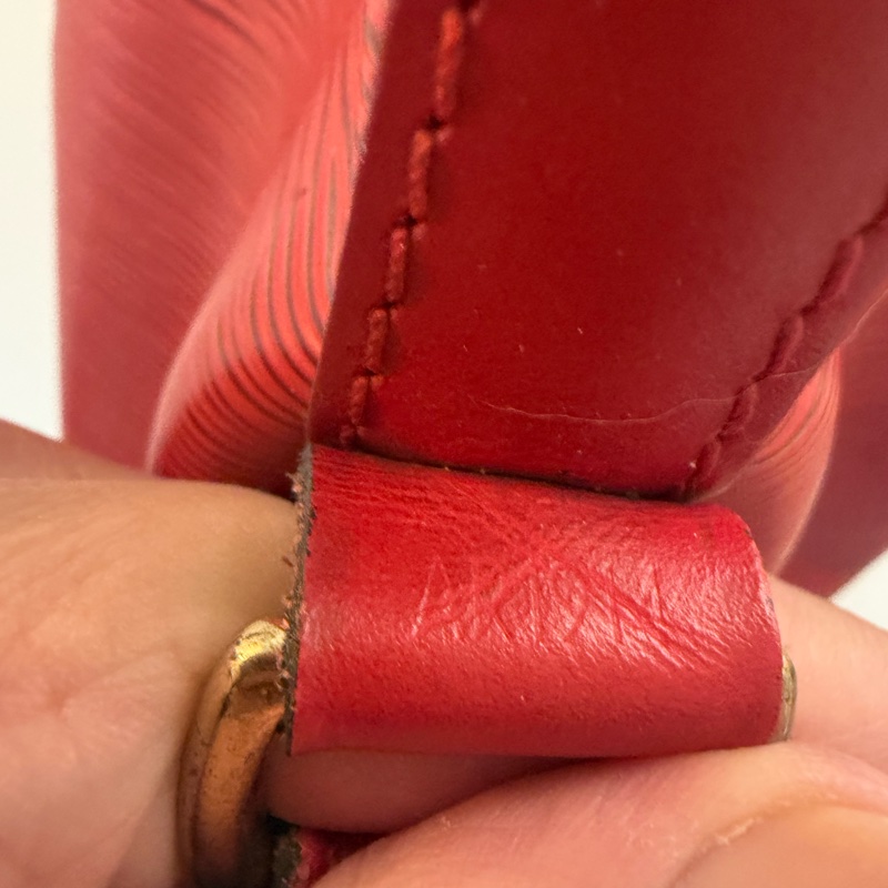 ✔️LOUIS VUITTON LV 路易威登 Epi Noe 水波紋水桶包/紅-18