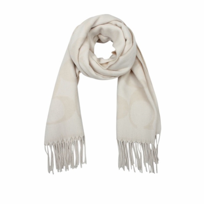 Coach 女士 流蘇圍巾均碼碼193cm*48cm-0