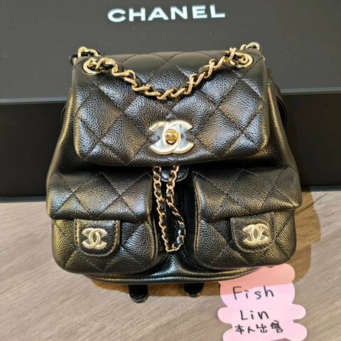 🔥全新🔥 chanel 香奈兒 DUMA 後背包 青蛙包 雙肩包 後揹包 小青蛙