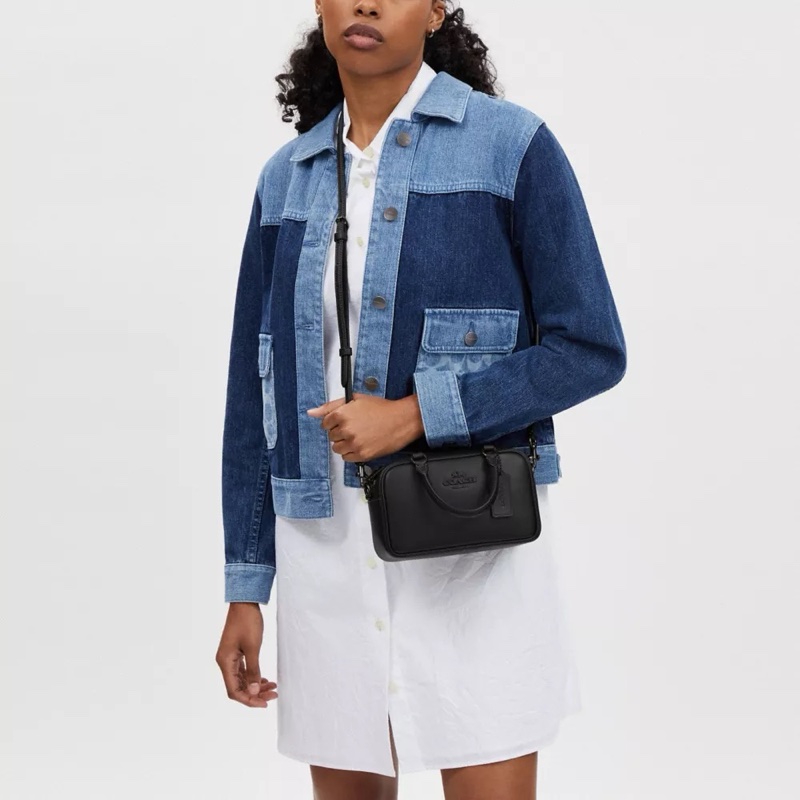 Coach 女士 徽標單肩包均碼碼18.5cm*7cm*12.5cm-4