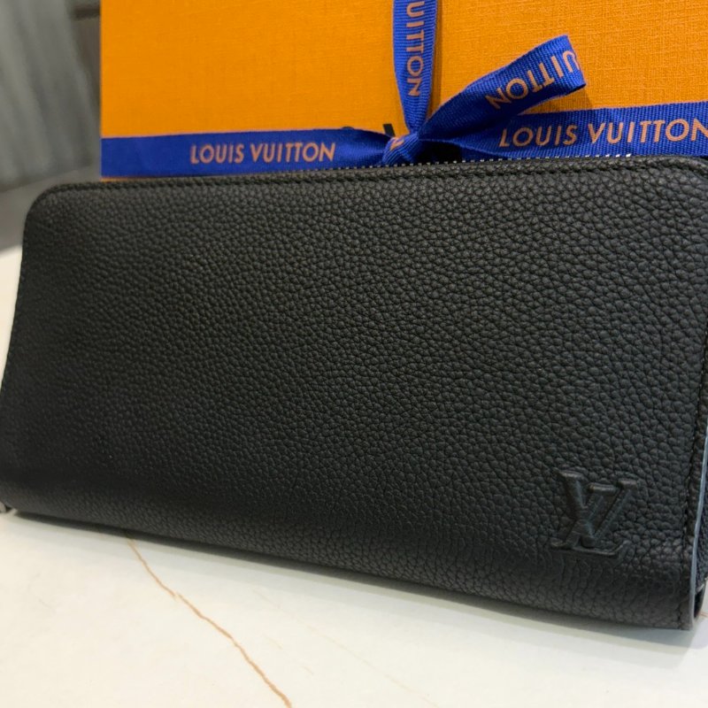 *SHIHNA名牌精品* LV M25959 黑色粒面拉鍊錢包-2