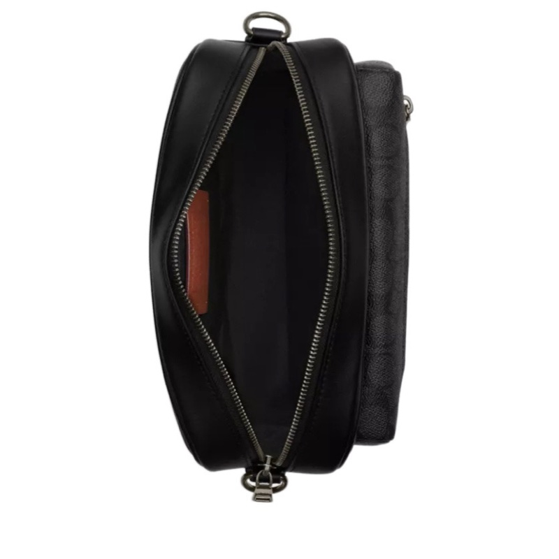 Coach 男士 徽標斜挎包均碼碼24.77cm*8.89cm*16.51cm-1