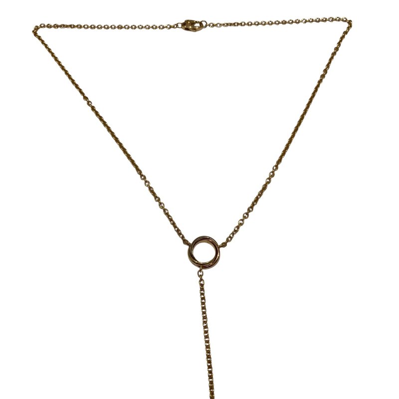 CARTIER B7008700 卡地亞 BABY TRINITY PAMPILLE NECKLACE 18K 項鍊 PG WG YG-0