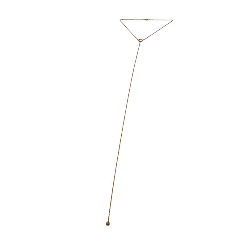 CARTIER B7008700 卡地亞 BABY TRINITY PAMPILLE NECKLACE 18K 項鍊 PG WG YG-5