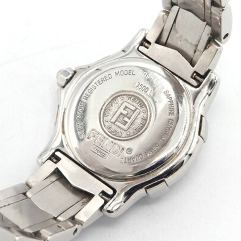 芬迪女士腕錶 3500L 白色錶盤 不鏽鋼石英電池驅動-3