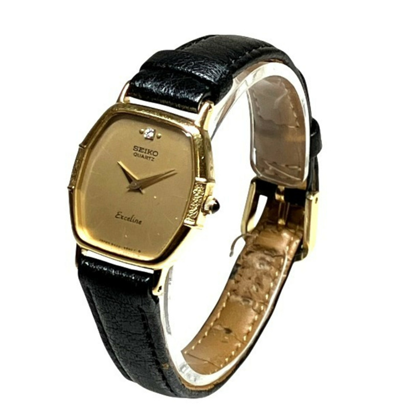 精工 Exceline 8420-5780 石英錶,鑲嵌 1 顆鑽石,女士款-1